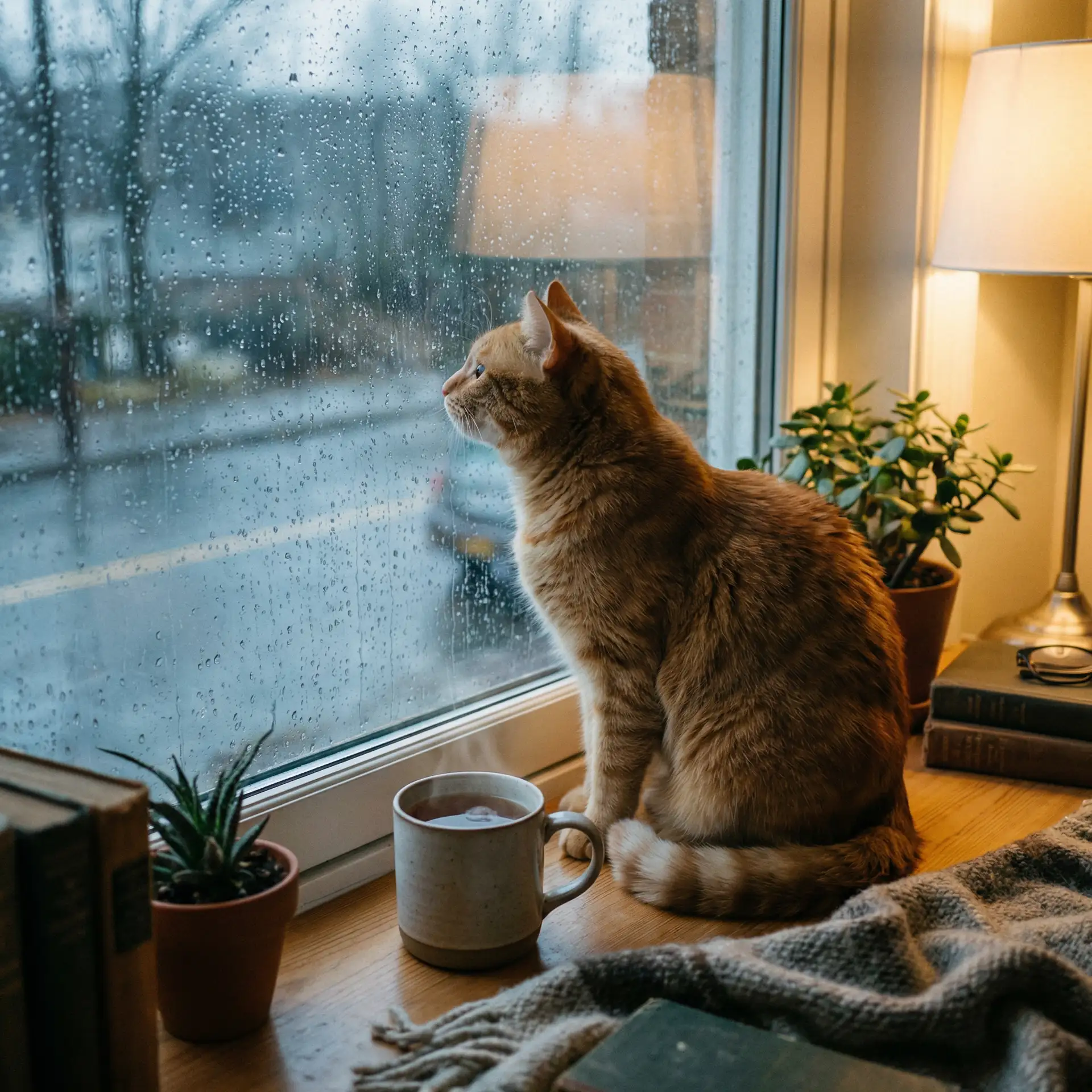 猫咪望着窗外的雨 - 和黑帮大佬的365天第二部电影